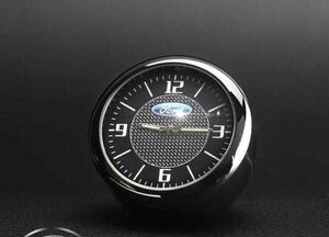 新品★フォード Ford ★車載用 クオーツ時計 インテリア 蓄光　クォーツ ボタン電池式 さす針夜光
