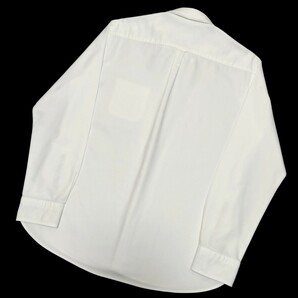 バーバリーブラックレーベル■ノバチェック使い ホース刺繍 3(L) 白 オックスフォード 長袖BDシャツ BURBERRY BLACK LABEL■の画像5