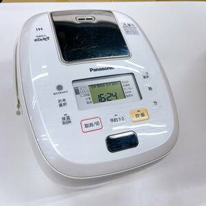 SR-PB107 ホワイト パナソニック Panasonic 可変圧力IHジャー炊飯器(5.5合炊き)　2017年製 通電確認済み 動作品 中古（ス035）