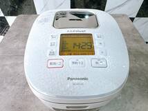 SR-HX100 スノーホワイト パナソニック Panasonic IHジャー炊飯器 (5.5合炊き)　2020年製 通電確認済み 動作品　中古（ス086）_画像1