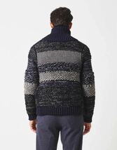 junhashimoto SHAWL COLLAR CARDIGAN NAVYGREY 未使用品 カーディガン _画像7