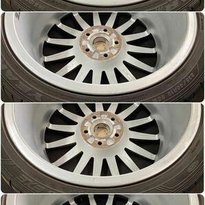 アウディ A4 DTM 235/40R18 8J+43 5穴 PCD112 M14 ハブ径57 球面 純正 18インチ アルミ ホイール 5H ピッチ112 良品タイヤ2本付 8E B7の画像6