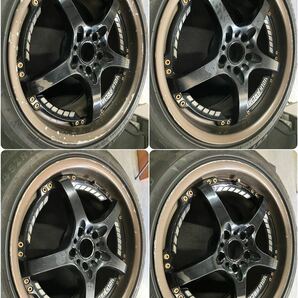 ボルクレーシング R18 8J+28 5穴 PCD114.3 18インチ アルミ ホイール レイズ RAYS VOLKRACING SF-CHALLENGE チャレンジ 5H ピッチ114.3の画像4