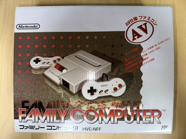 Nintendo ニンテンドー New Famicom ニューファミコン AV仕様ファミコン 新品同様