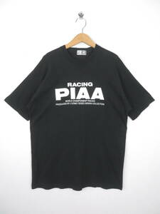 90s RACING PIAA ★ ヴィンテージ ロゴ 半袖 Tシャツ 2XL程度 ★ レーシング ピア モータースポーツ レース グッズ 大きいサイズ