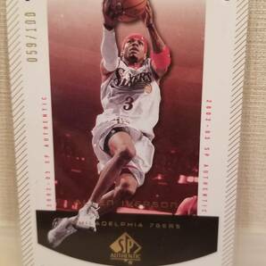 02-03SP AUTHENTIC ALLEN IVERSON SP LIMITED 059/100の画像1