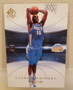 04-05SP AUTHENTIC CARMELO ANTHONY LIMITED 094/100