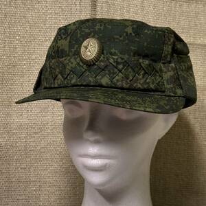 新品 未使用品 詳細不明 ロシア製 デジタルフローラ迷彩 戦闘帽 キャップ ⑮ 58cm デジフロ