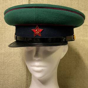 複製品 未使用新品 ソ連 内務人民委員会 NKVD 国境軍 制帽④ 60cm フラーシュカ 国境警備隊 独ソ戦の画像1