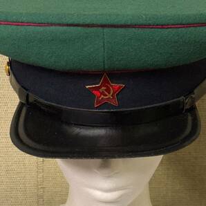 複製品 未使用新品 ソ連 内務人民委員会 NKVD 国境軍 制帽④ 60cm フラーシュカ 国境警備隊 独ソ戦の画像5