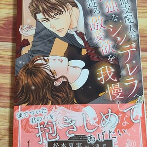 4月新刊TL* 冷徹支配人は孤独なシンデレラへの迸る激愛欲を我慢しない 1巻 松本夏実 古須界の画像1