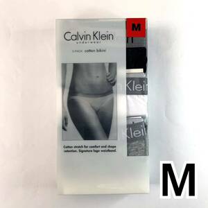 Calvin Klein アンダーウェア コットンビキニ Mサイズ 3枚セット レディース 送料無料 最短発送 下着 女性下着 ショーツ パンツ パンティー