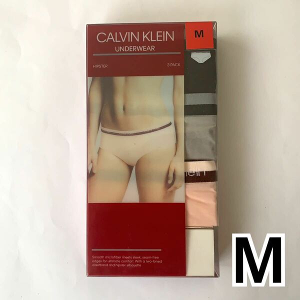 Calvin Klein アンダーウェア UNDERWEAR HIPSTER Mサイズ 3枚セット レディース 送料無料 最短発送 下着 女性下着 ショーツ パンツ
