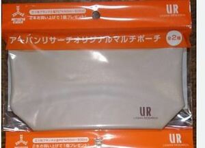 白色　ホワイト　未開封♪　アーバンリサーチ オリジナルマルチポーチ 　新品未開封 アサヒ 三ツ矢サイダー 非売品 URBAN RESEARCH 