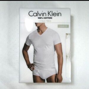 【海外Mサイズ】3枚セットCalvin Klein カルバン クラインV-Neck T-shirt 半袖 Tシャツ 