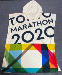 東京 TOKYOマラソン2020 記念 フード付きポンチョ