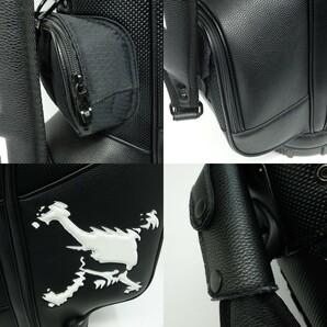 116s♭OAKLEY/オークリー SKULL GOLF BAG 15.0 スカル キャディバッグ FOS900645 ブラック 9.5型 カート式 ゴルフバッグ ※中古美品の画像8