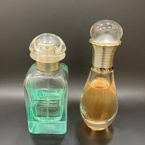 HERMES エルメス ナイルの庭 50ml 残量4割/ディオール Diorジャドール jadore オールミエール ローラーパール 20ml 残量7割の画像1