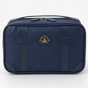 z 180 GLOBE-TROTTER (NAVY ver.) suitcase type pouch postage 250 jpy 