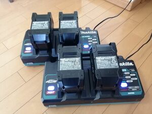 マキタ40Ｖ　バッテリー 急速充電器&掃除機