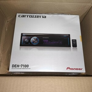 送料込　パイオニア carrozzeria DEH-7100 Bluetooth/CD/USB/TUNER MAIN UNIT 1D ヘッドユニット未使用未開封　