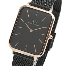 ダニエルウェリントン DANIEL WELLINGTON QUADRO PRESSED ASHFIELD DW00100467 腕時計 メンズ ブラック クオーツ_画像1