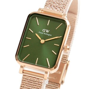 ダニエルウェリントン DANIEL WELLINGTON QUADRO PRESSED MELROSE EMERALD DW00100445 腕時計 レディース エメラルド クオーツ