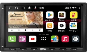 AB20 ATOTOT S8 MS 2 Din Android カーナビ, 7インチ ディスプレイオーディオ, ワイヤレス Android Auto & 格安売り切りスタート ゆ