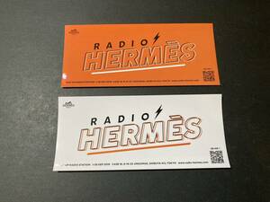 ラジオエルメス　エルメス　ステッカー　2枚セット　HERMES