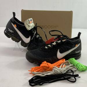 (25742)▽【１円～】オフホワイト × ナイキ エアヴェイパーマックス ザ テン Off-White × Nike Air Vapormax スニーカー 28cm ジャンク品