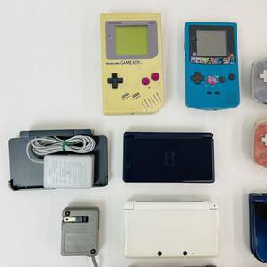 (26289) ■ 【ジャンク品】Nintendo GB/GBC/GBA/DS/3DS/3DSLL 10台 まとめ売り GB/GBC/GBA 2台/DS/3DS 3台/3DSLL 2台他 中古品の画像2