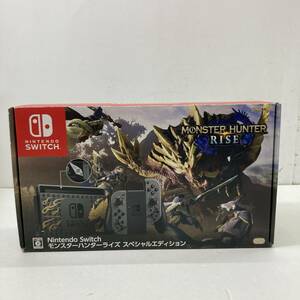 (26409) ■ Nintendo Switch 本体 新型 モンスターハンターライズエディション　※ソフト無し　中古品