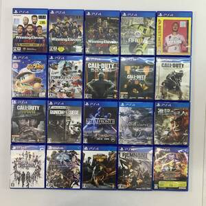 (26275)=[1 jpy ~]PS4 soft 20 pcs set [ Winning Eleven /Call of Duty/ Monstar Hunter : world /... . person etc. ] secondhand goods 