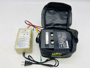 (26476)* electric reel for rechargeable battery pack BT-107-12A/ charger [WINS/szmienta- prize ] secondhand goods 