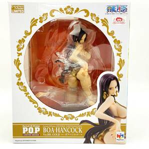 (26622)□【未開封】Portrait.Of.Pirates ONE PIECE ”LIMITED EDITION” ボア・ハンコック Ver.BB GOLD 輸送箱付き[ワンピース]現状品の画像1