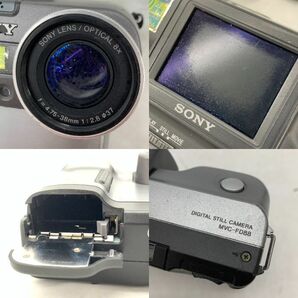 (26711)△【ジャンク】カメラ3台まとめ売り SONY デジタルスチルカメラ MVC-FD88 2台 ＆ FUJIFILM FOTORAMA 90ACEの画像3