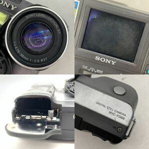 (26711)△【ジャンク】カメラ3台まとめ売り SONY デジタルスチルカメラ MVC-FD88 2台 ＆ FUJIFILM FOTORAMA 90ACEの画像5