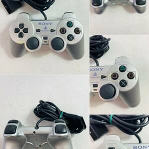 (26431) ■ SONY PS2 2台セット SCPH-15000/SCPH-37000/コントローラ 2台 ケーブル付き ※箱無し 中古品の画像9