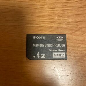 メモリースティックプロデュオ SONY PRO DUO memory STICK 4GB 4ギガ