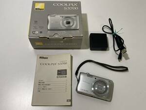 ★Nikon ニコン COOLPIX S3700 デジカメ ジャンク品 4-1