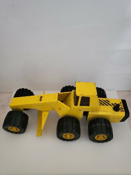 レトロブリキ玩具 当時物 BUDDY L 日本製　モーターグレーダー　全長約33センチ　フリクション　ブリキ玩具　トンカ　重機モデル
