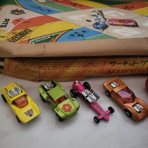 1970年 絶版ミニカー マッチボックス 朝日通商 サーキットゲーム MATCHBOXCRASHGAME イングランド製マッチボックス4台付属 の画像9