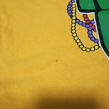 DELTA デルタ 半袖 Tシャツ MARDI GRAS マルディグラ イベント カラフル ビッグロゴ アメカジ 古着_画像7