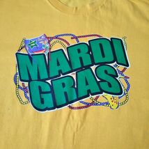 DELTA デルタ 半袖 Tシャツ MARDI GRAS マルディグラ イベント カラフル ビッグロゴ アメカジ 古着_画像5