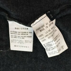 ★2005AW ワイズ ヨウジヤマモト Y's YOHJI YAMAMOTO 長袖 ウール カットソー サイズ2 レディース グレー トップス YN-T35-874 1BB/91356の画像5