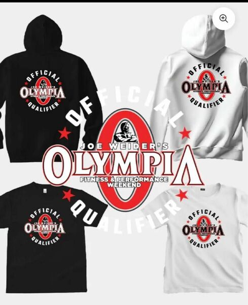 OLYMPIA AMATEUR オフィシャルグッズ　スウェットパーカー　tシャツ オリンピア　ジムウェア　トレーニングウェア筋トレ