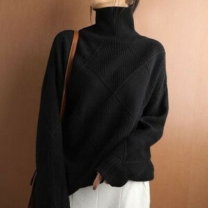 新品 高品質 素敵ニットセーター ミンクカシミヤ暖かい M~XLサイズ ZCL613
