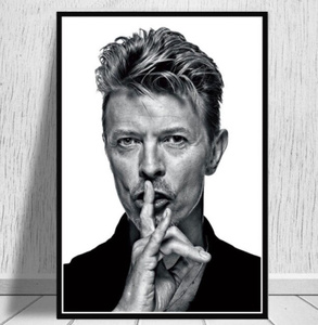 CHQ755#David Bowie デヴィッド・ボウイ　キャンパスアートポスター　50×70cm インテリア　海外製　枠なし　A