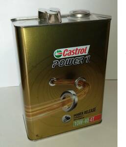 カストロール パワー1 4T 10w-40 4L/1缶 Castrol POWER1 10w40 バイク エンジンオイル 