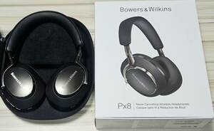 ◆【美品】1円～バウワースアンドウィルキンス Bowers & Wilkins ワイヤレス ノイズキャンセリング ヘッドフォン Bluetooth B&W PX8◆